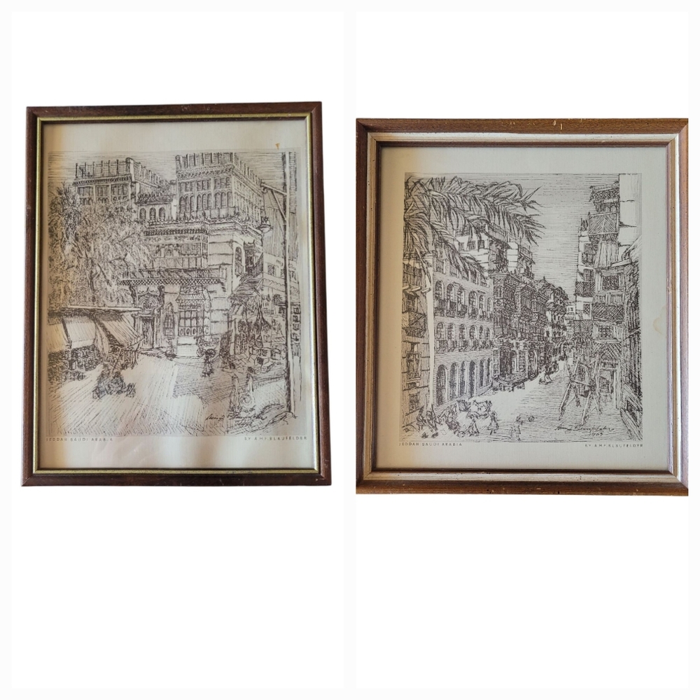 Jeddah, Saudi Arabia Vintage Prints